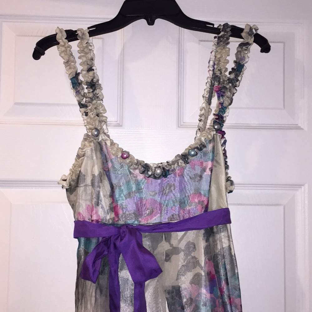 Like new Yoana Braschi designer floral dress!